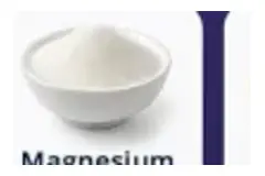 Bowl of white powder representing magnesium glycinate